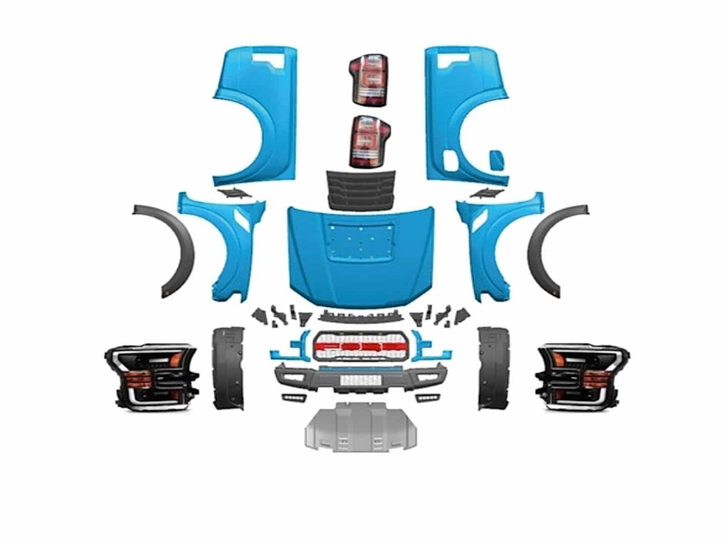 Ford Ranger Uyumlu F150 Raptor Dönüşüm Full - Ön Tampon