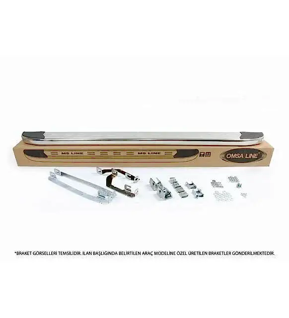 Omsa Peugeot Partner Ms Line Gri Yan Basamak 2008-2018