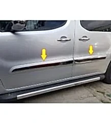 Citroen Berlingo Uyumlu Yan Kapı Çıtası 2008-2016 Paslanmaz Çelik Parça