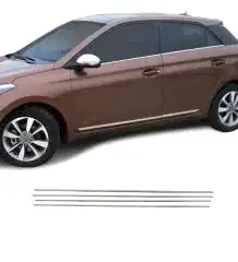 Hyundai İ-20 Uyumlu Yan Kapı Çıtası 2014 Paslanmaz Çelik Parça