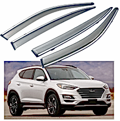 Hyundai Tucson Uyumlu 2015 2020 Kromlu Cam Rüzgarlığı Parça
