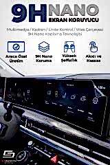 S-Dizayn BMW 5 Serisi G30 12.3 İnç 9H Nano Gösterge Ekran Koruyucu (PARLAK) 2022-2023 A+ Kalite