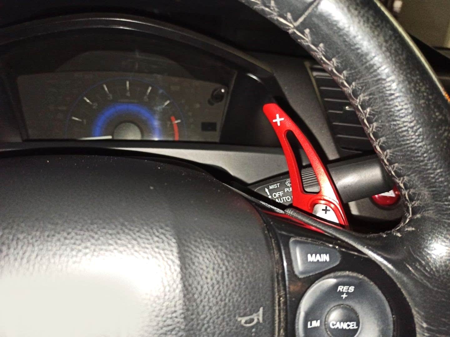 Honda Civic Uyumlu Fb7 2012-2015 Paddle Shift (F1 Vites Kulakçık) Kırmızı