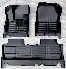 Peugeot 5008 Uyumlu 2023 Sonrası 5D Havuzlu Karbon Dizayn Paspas Seti