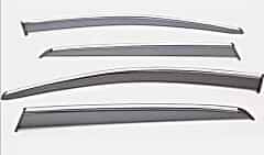 Nıssan X-trail 2021 Sonrası Cam Rüzgarlığı Kromlu 4lü