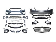 Mercedes W205 Uyumlu C Serisi Makyajlı Amg Oem Tampon Seti ( Oem Amg Dönüşüm )