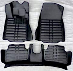 Renault Clio 5 Uyumlu 2019 Sonrası 5D Havuzlu Karbon Dizayn Paspas Seti