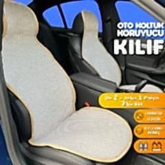 Suzuki Ignis Uyumlu Koltuk Kılıfı Minder Krem 2+1 Ön Arka Set