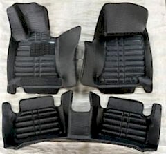 Mercedes C Serisi W205 Uyumlu 2015-2021 5D Havuzlu Karbon Dizayn Paspas Seti