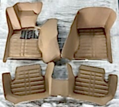 Bmw 5 Serisi F10 Uyumlu 2012-2017 5D Havuzlu Bej Renk Paspas Seti