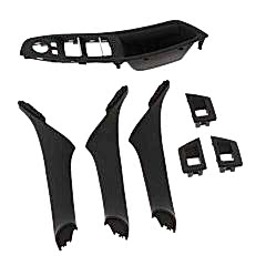 Bmw 5 Uyumlu Serisi F10 2010-2016 Kapı Kolçak Kaplama Siyah