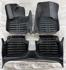 Volkswagen Jetta Uyumlu 2010 Sonrası 5D Havuzlu Karbon Dizayn Paspas Seti