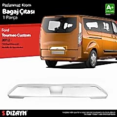 Ford Tourneo Uyumlu Custom Krom Bagaj Çıtası 2012 Üzeri (Kameralı) Parça