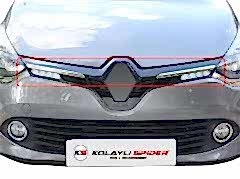 Renault Clio Uyumlu 4 Ön Panjur 2 Parça Krom 2013-2016
