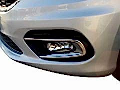 Fiat Egea Uyumlu Sis Farı Çerçevesi 2 Parça Krom 2015 Ve Sonrası