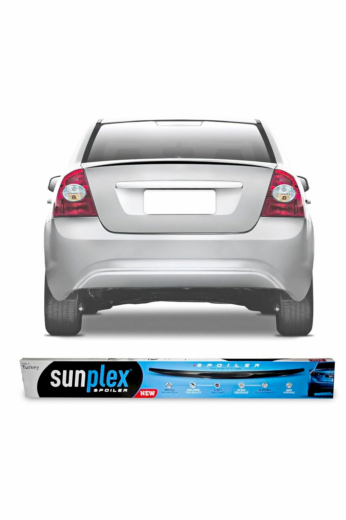 Hyundai Accent Blue 2011-2018 Spoiler Bagaj Çıtası Piyano Siyah