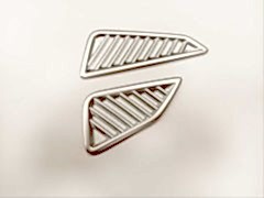 Toyota Corolla Uyumlu 2019+ Ön Menfez Kaplama Silver