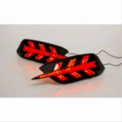 Honda Civic Uyumlu Fc5 2016-2020 Arka Sis Ledi Uçak Dizayn Haraketli