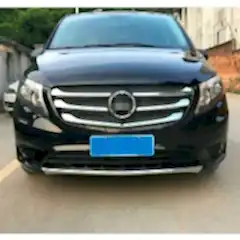 Mercedes Vito Uyumlu W447 2014 Sonrası Ön Tampon Alt Koruma Krom Parça