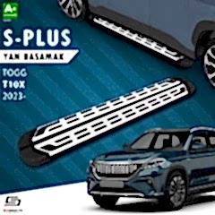 S-Dizayn TOGG T10X S-Plus Gri Yan Basamak 203 Cm Etekli 2023 Üzeri