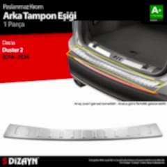 S-Dizayn Dacia Duster Krom Arka Tampon Eşiği 2018-2023