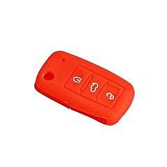 Silikon Anahtar Kabı- Volkswagen/Jetta Kırmızı / Sypd52-1