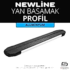 S-Dizayn Newline Aluminyum Yan Basamak Profil 183 Cm Etekli 36lık