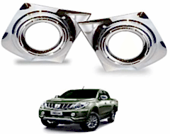 Mitsubishi L200 Uyumlu 2015 2018 Sis Lambası Kaplama Krom Parça