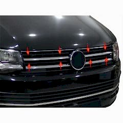 Volkswagen Caravelle Uyumlu T6 Ön Panjur Çıtası 2 Parça 2015 Ve Sonrası