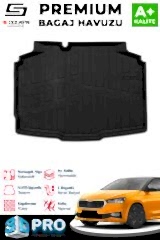 S-Dizayn Skoda Fabia 3D Pro Bagaj Havuzu 2022 Üzeri A+ Kalite