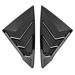 Honda City Uyumlu 2021 Sonrası Kelebek Cam Vizörü Kaplama (Parlak Siyah) Parça