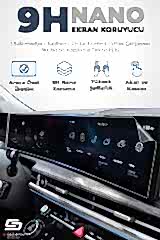 S-Dizayn Fiat Fiorino Premio 7 İnç 9H Nano Multimedya Ekran Koruyucu (PARLAK) 2019-2024 A+ Kalite