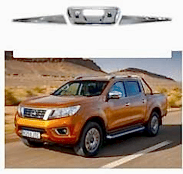 Nissan Navara Uyumlu 2016 Sonrası Bagaj Kapağı Kaplama Krom Parça