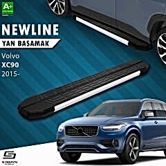 S-Dizayn Volvo XC90 2 NewLine Aluminyum Yan Basamak 193 Cm 2015 Üzeri A+ Kalite
