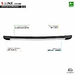 S-Dizayn Ford Connect S-Line Krom Arka Koruma 2002-2008