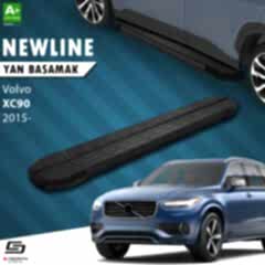 S-Dizayn Volvo XC90 2 NewLine Siyah Yan Basamak 193 Cm 2015 Üzeri A+ Kalite