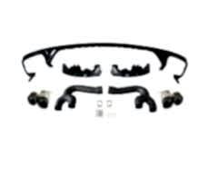 Q8 2019+ Uyumlu Rsq8 Difüzör & Siyah Egzoz Seti Parça