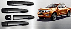 Nissan Navara Uyumlu 2016 Sonrası Kapı Kolu ABS Siyah Parça