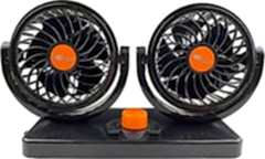 Space Çift Başlıklı 5 İnç Araç Fanı 12V / Hafa29
