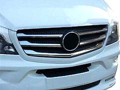 Mercedes Sprinter Uyumlu W906 Ncv3 Ön Panjur 5 Parça Krom 2014 Ve Sonrası