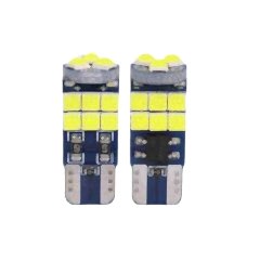 Dekoratif Led Ampul T10-18Smd 3030Canbus 12V Çift Beyaz/ Laam867