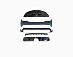 F55 Mini Uyumlu 2021+ Jcw Arka Tampon Set Parça