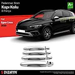 Fiat Egea Uyumlu Cross Krom Kapı Kolu 8 Parça. 2020 Üzeri Parça