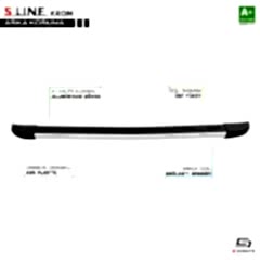 S-Dizayn Fiat Doblo 3 S-Line Krom Arka Koruma 2023 Üzeri