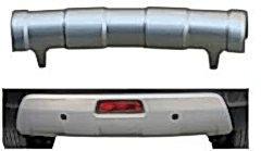 Nissan Qashqai Uyumlu 2006 2010 Ön Arka Koruma Difüzör Parça