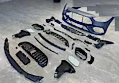W206 C Serisi İçin C63 Görünüm Ön Tampon & Panjur