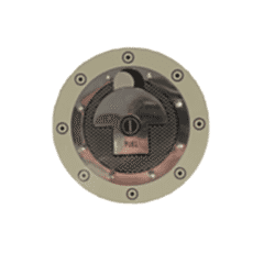 Benzin Depo Kapağı Nikel Dikdörtgen Yuvarlak/Dabk05