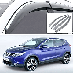 Nissan Qashqai Uyumlu 2014 2020 Kromlu Cam Rüzgarlığı Parça