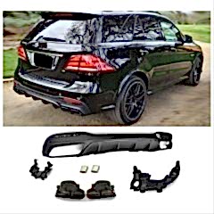 Gle 2015-2018 İçin Gle 63 Difüzör Ve Egzoz Seti (Amg İçin)
