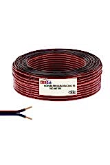 Hoparlör Tesisat Kablosu Çift Bitişik Kordon Çiftli Kablo 2x0,75 100 Metre Fiyatıdır